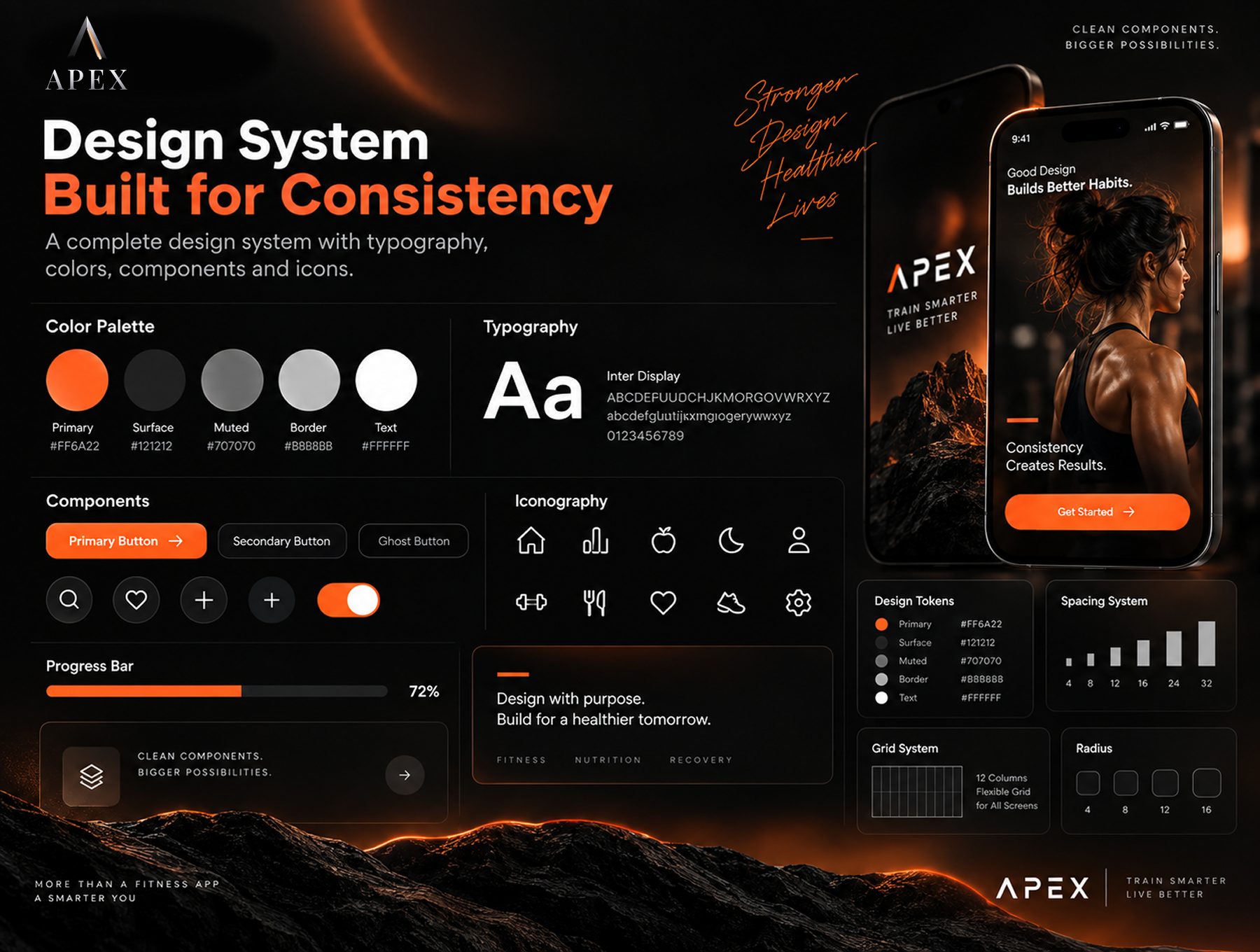 APEX Lite dashboard screens preview