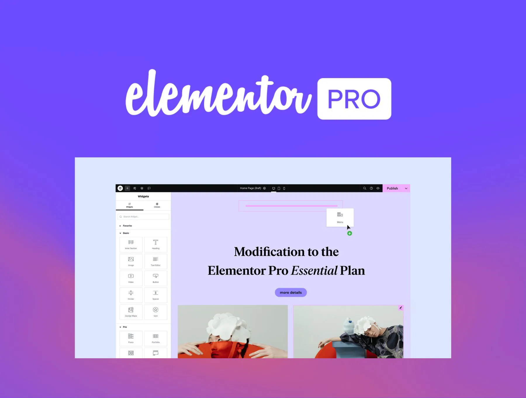 Elementor PRO WordPress Page Builder + Pro Templates 4.3.1