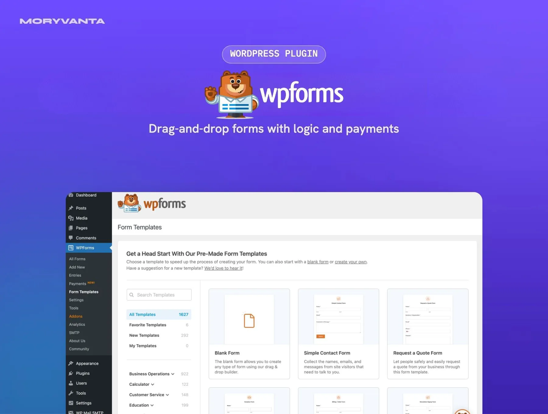 WPForms Pro 2.0.2.1 – Drag & Drop WordPress Form Builder