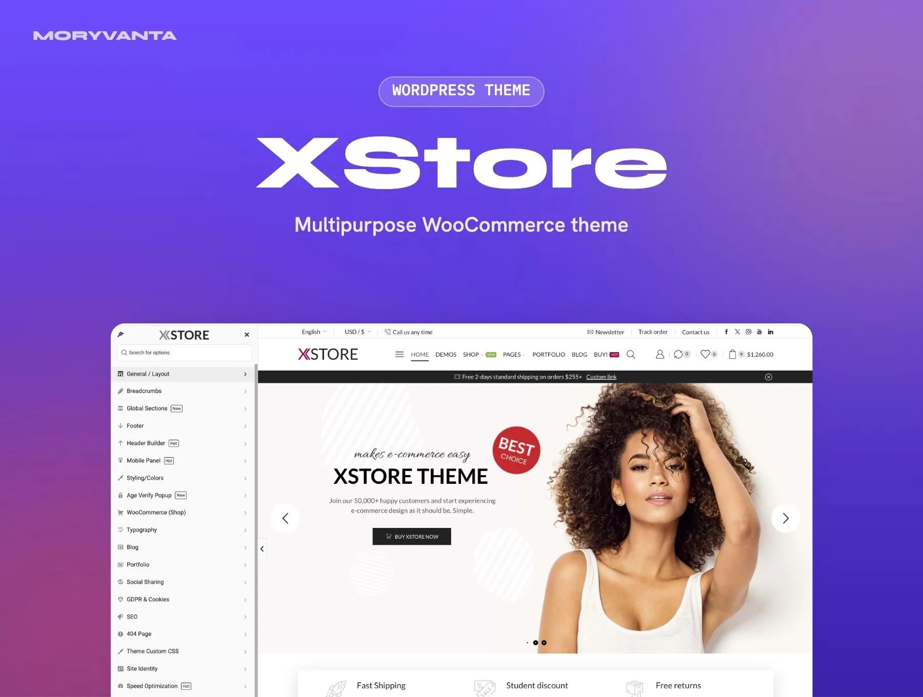 XStore 9.7.8 – Multipurpose WooCommerce WordPress Theme