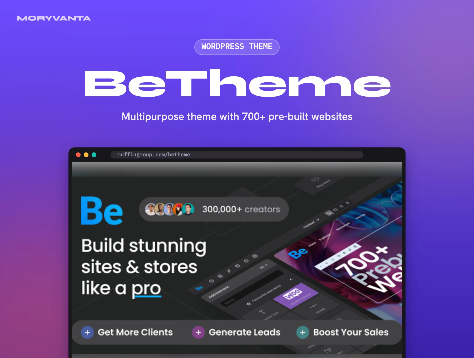 BeTheme WordPress theme – Moryvanta product image