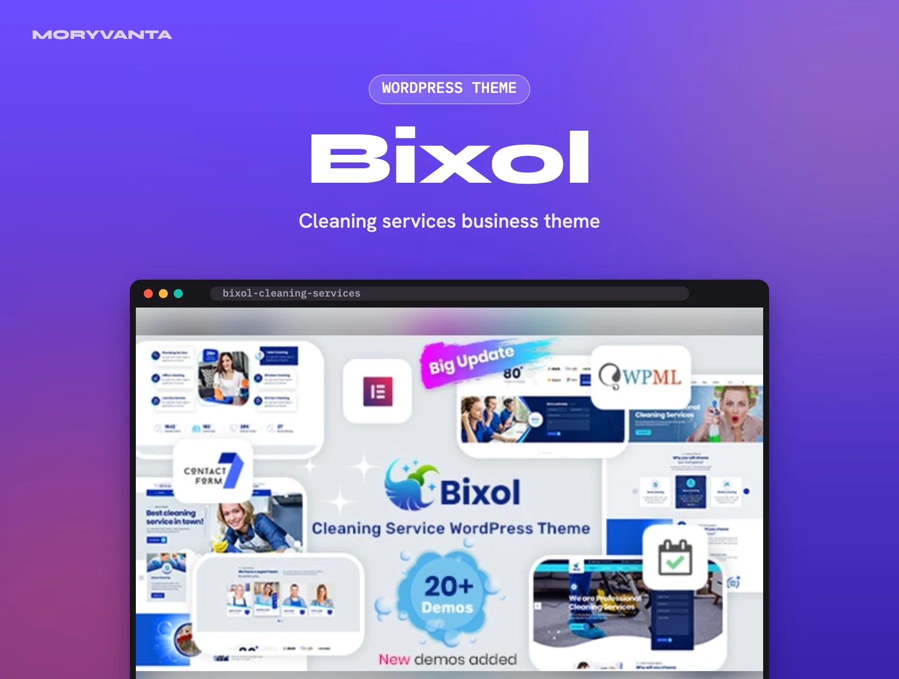 Bixol WordPress theme – Moryvanta product image