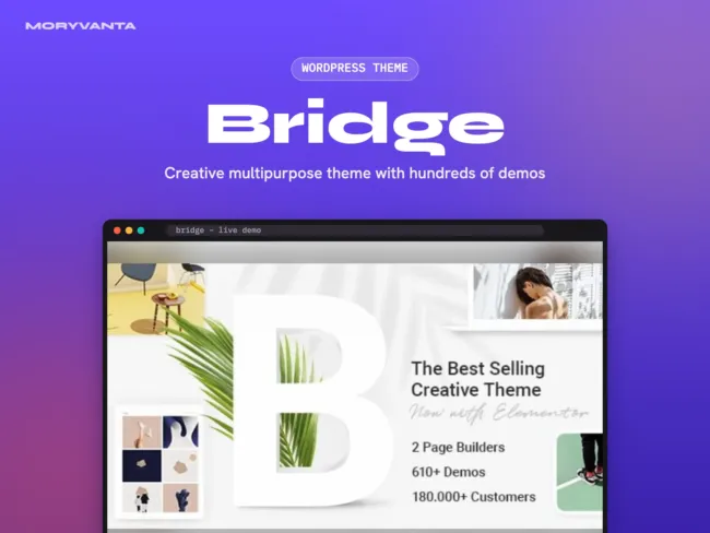 Bridge WordPress theme – Moryvanta product image
