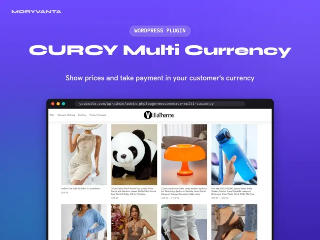 CURCY Multi Currency WordPress plugin – Moryvanta product image