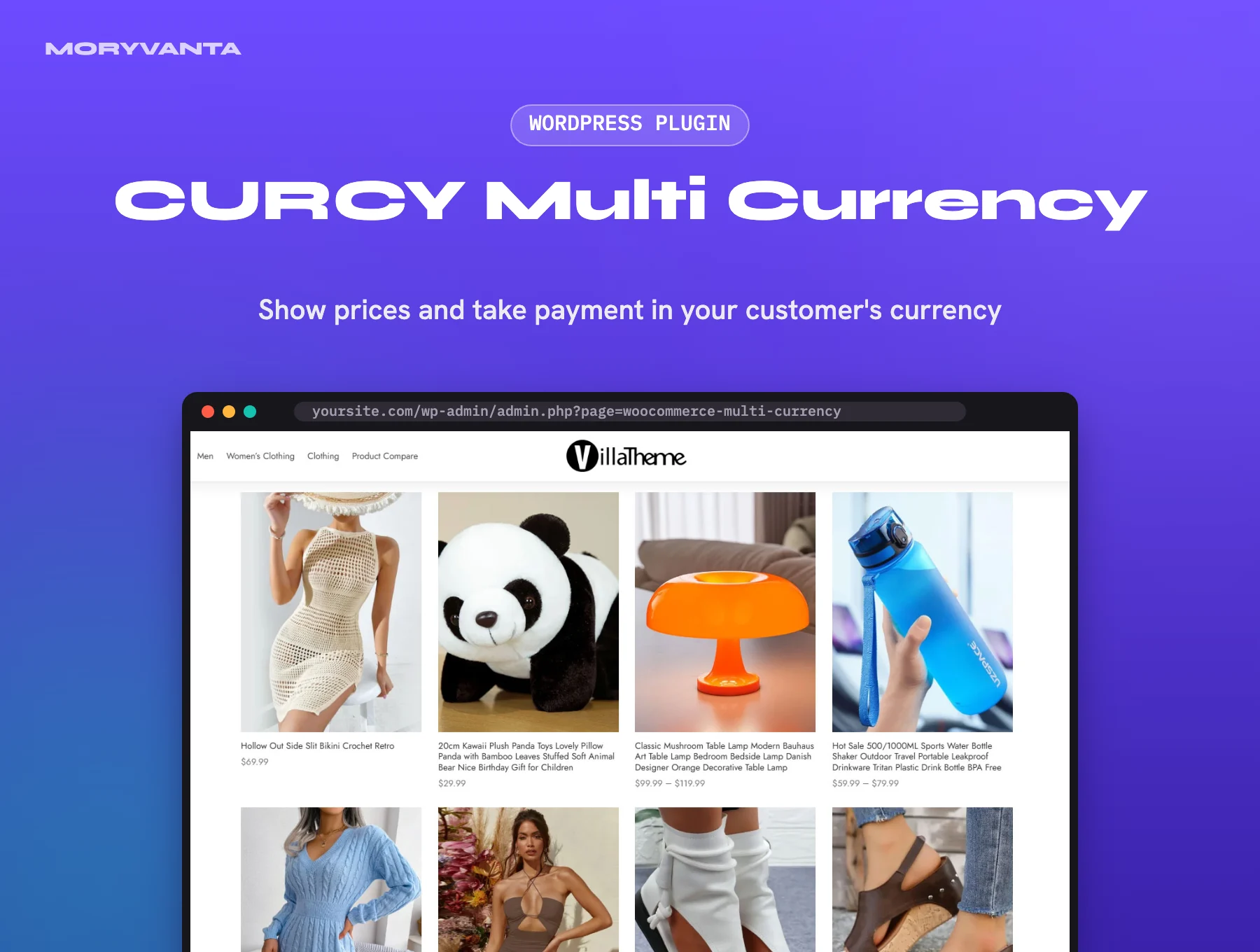 CURCY Multi Currency WordPress plugin – Moryvanta product image