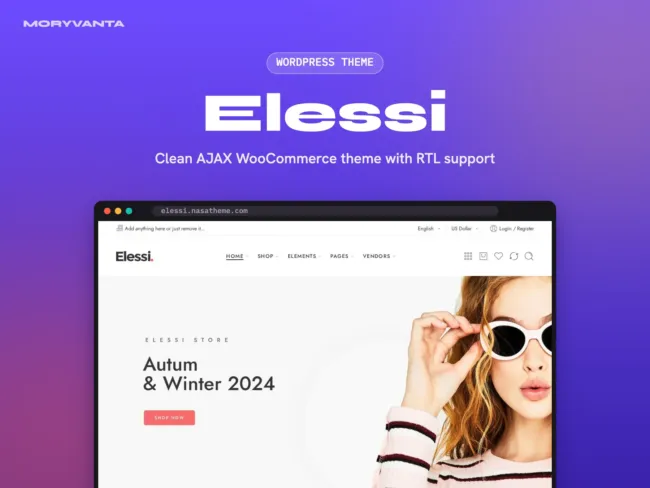 Elessi WordPress theme – Moryvanta product image