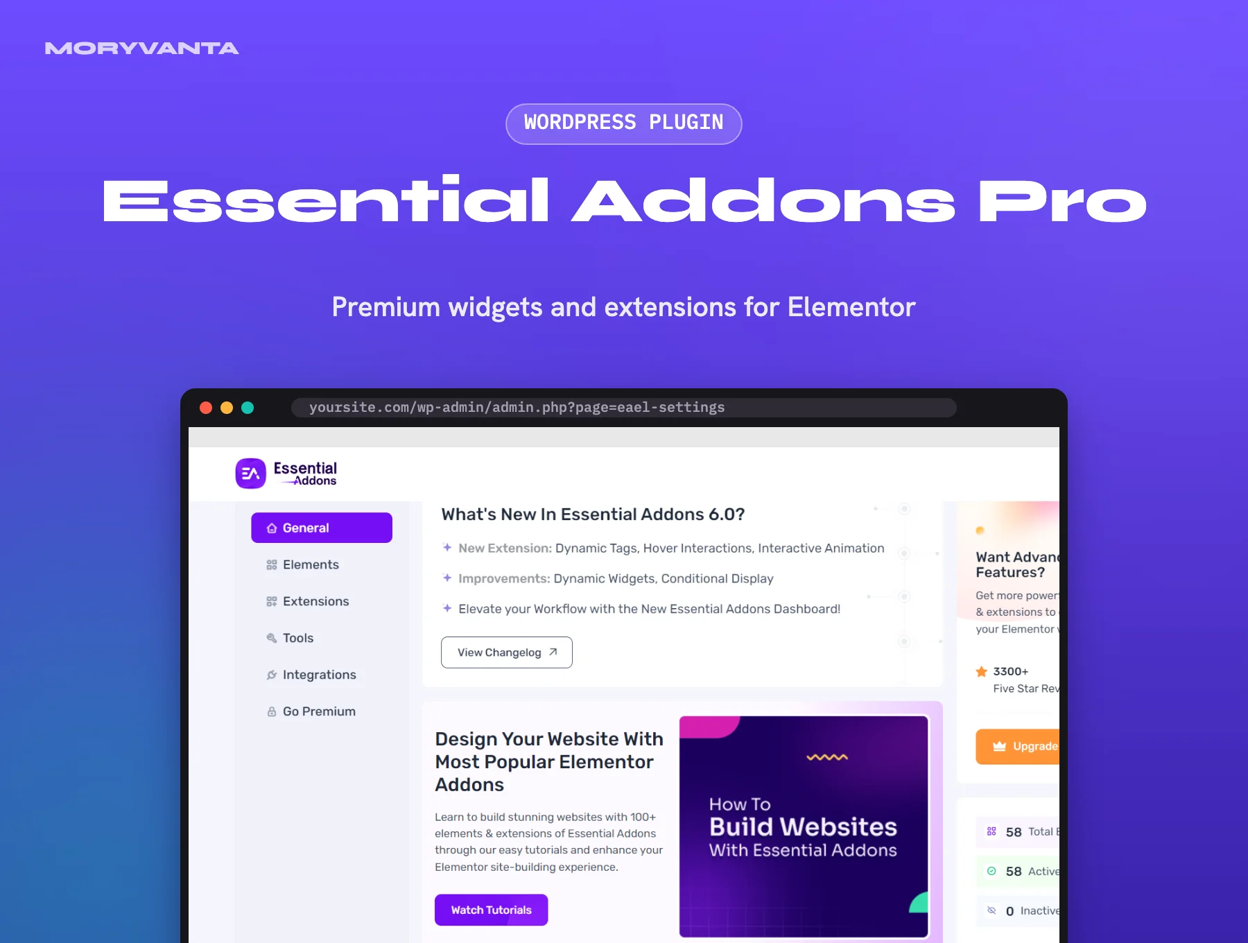 Essential Addons Pro WordPress plugin – Moryvanta product image