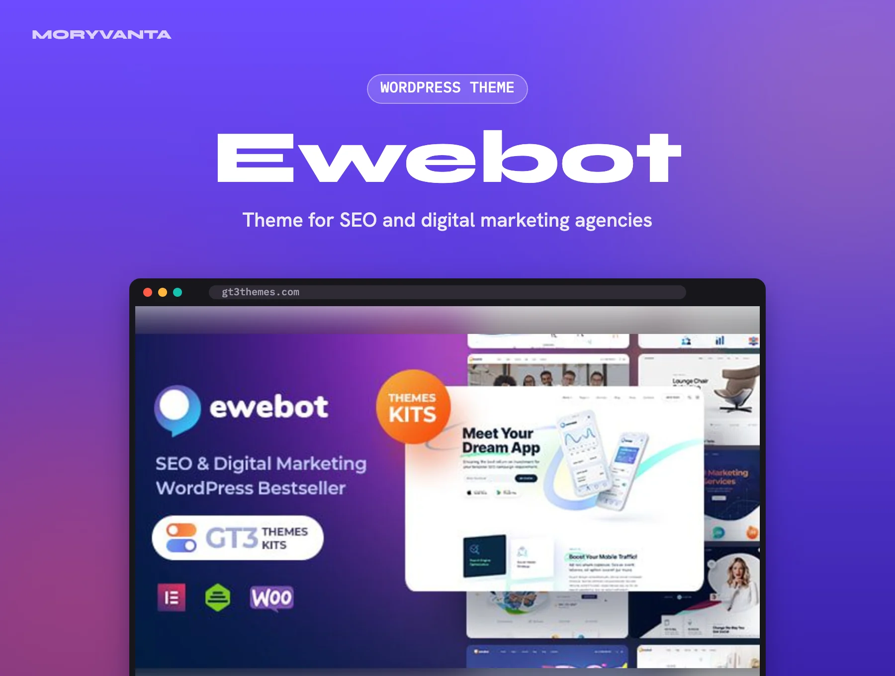 Ewebot WordPress theme – Moryvanta product image