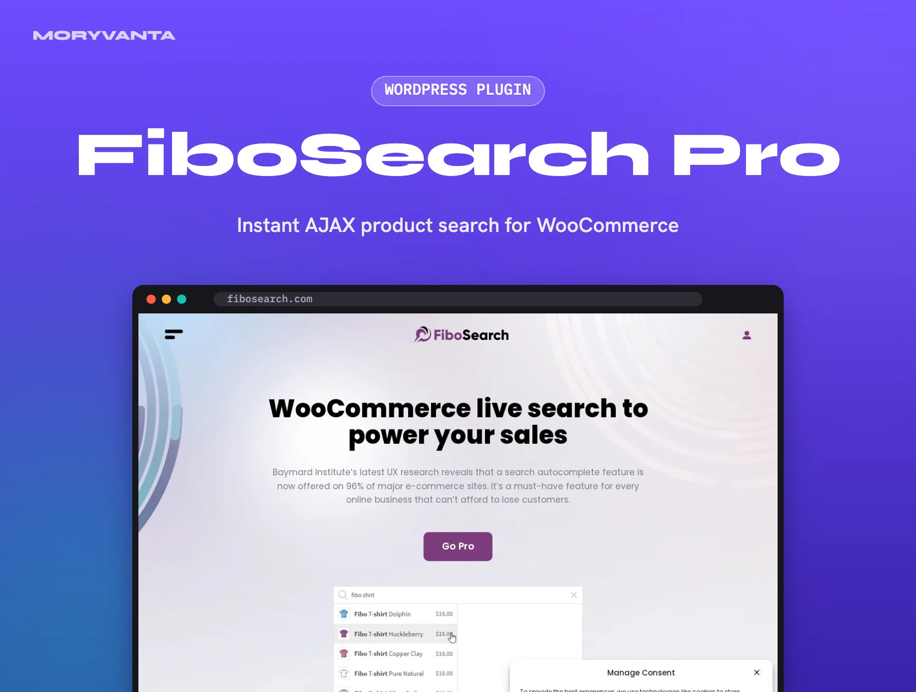 FiboSearch Pro WordPress plugin – Moryvanta product image