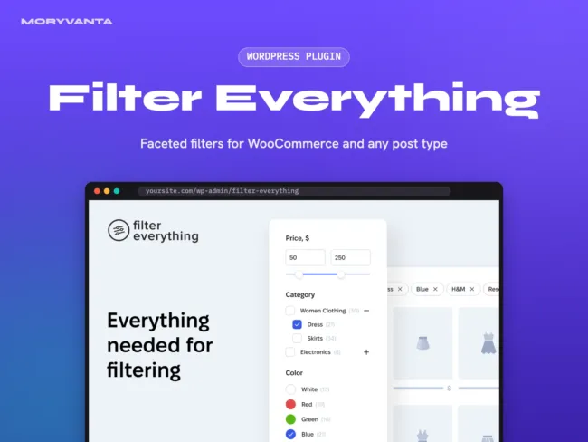 Filter Everything WordPress plugin – Moryvanta product image