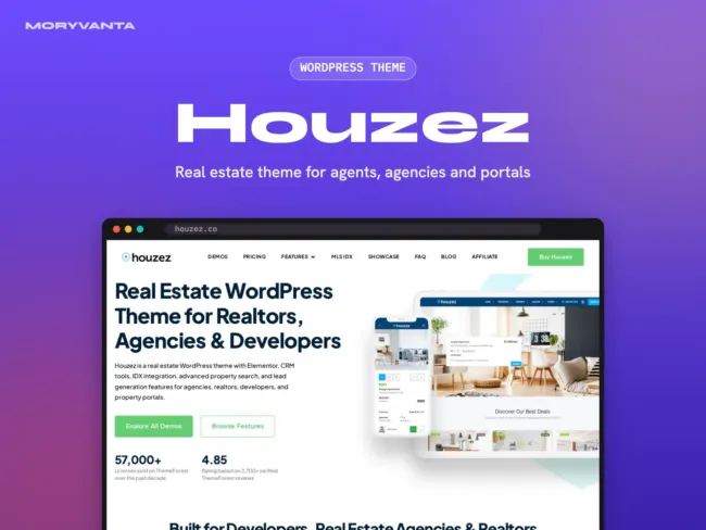 Houzez WordPress theme – Moryvanta product image