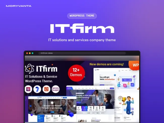 ITfirm WordPress theme – Moryvanta product image