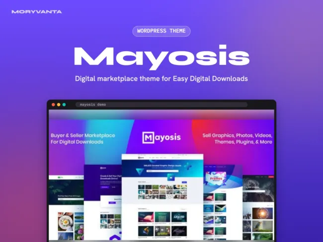 Mayosis WordPress theme – Moryvanta product image
