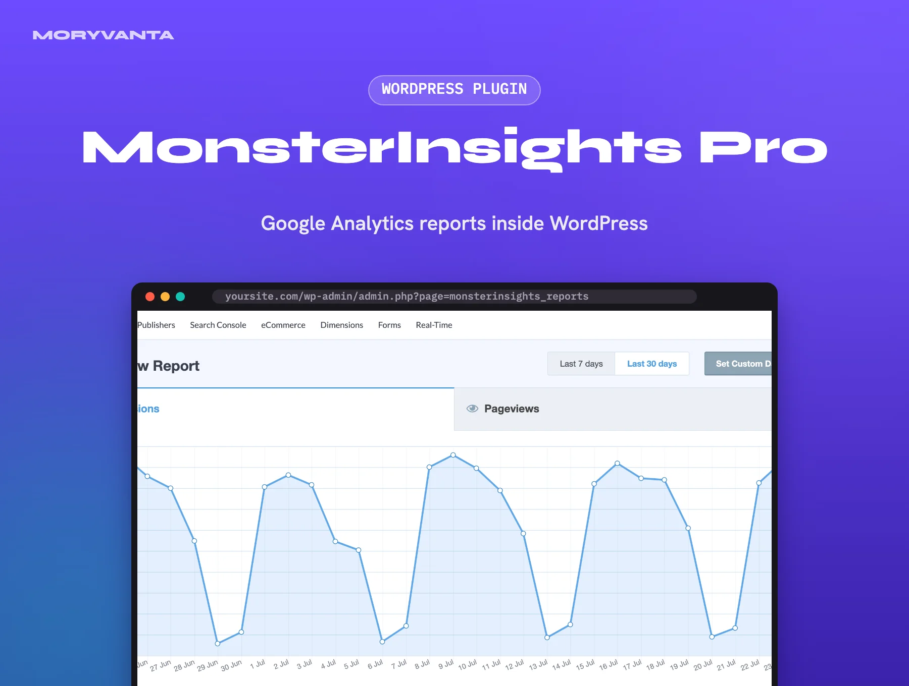 MonsterInsights Pro WordPress plugin – Moryvanta product image