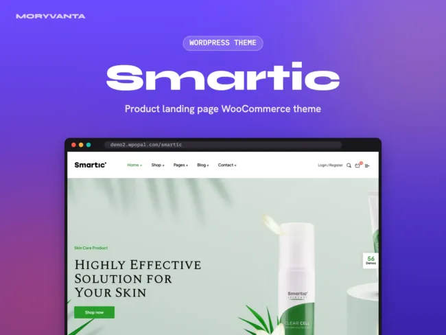 Smartic WordPress theme – Moryvanta product image