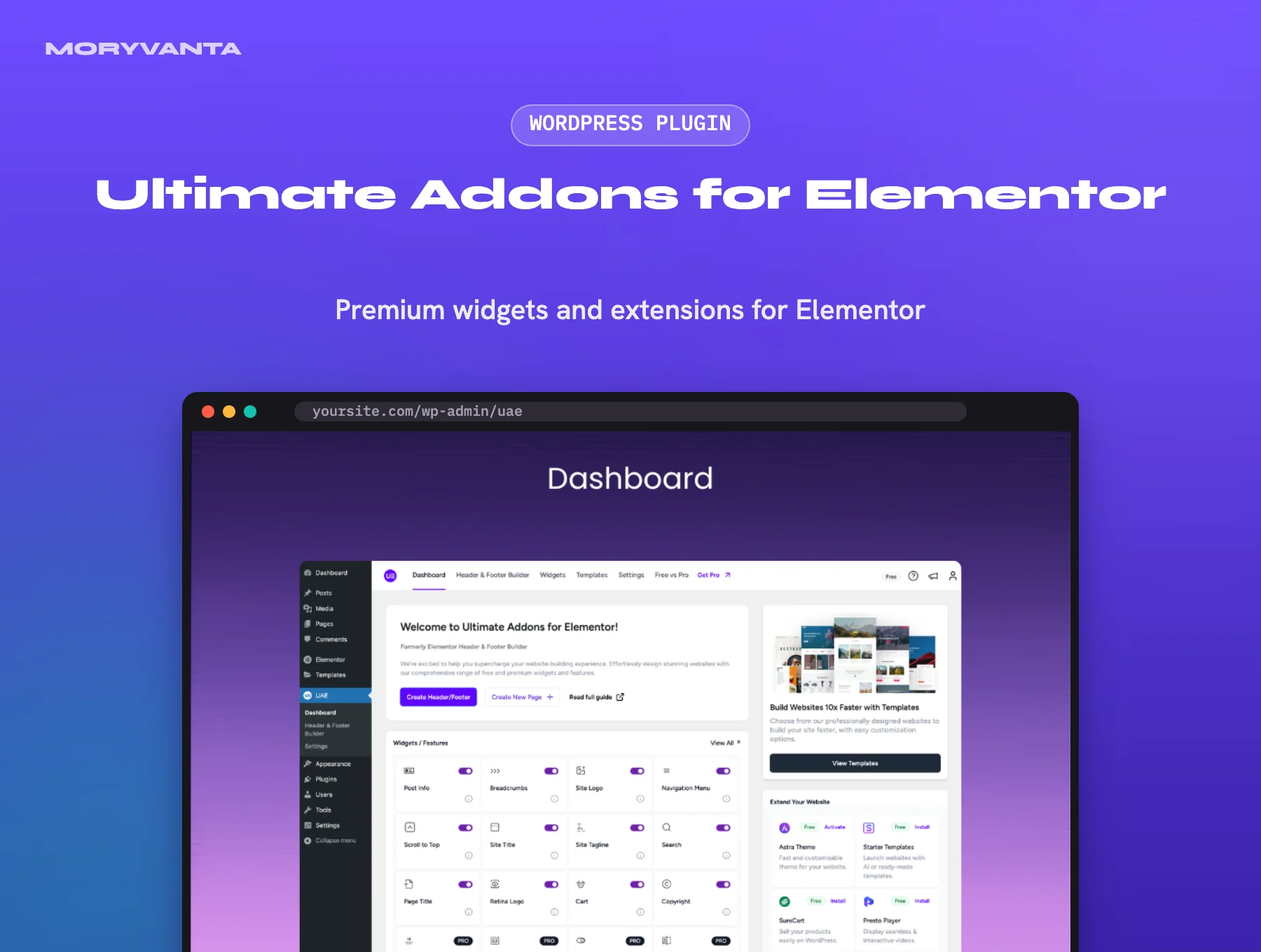 Ultimate Addons for Elementor WordPress plugin – Moryvanta product image