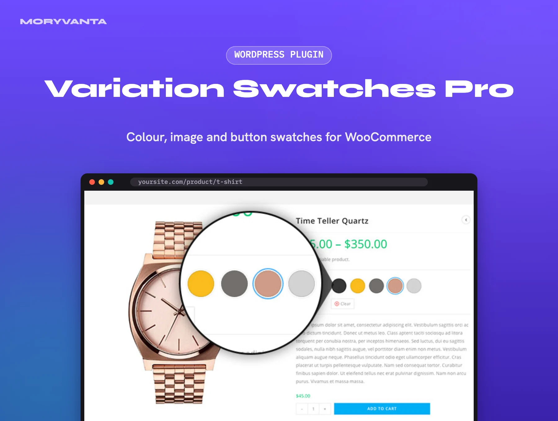 Variation Swatches Pro WordPress plugin – Moryvanta product image