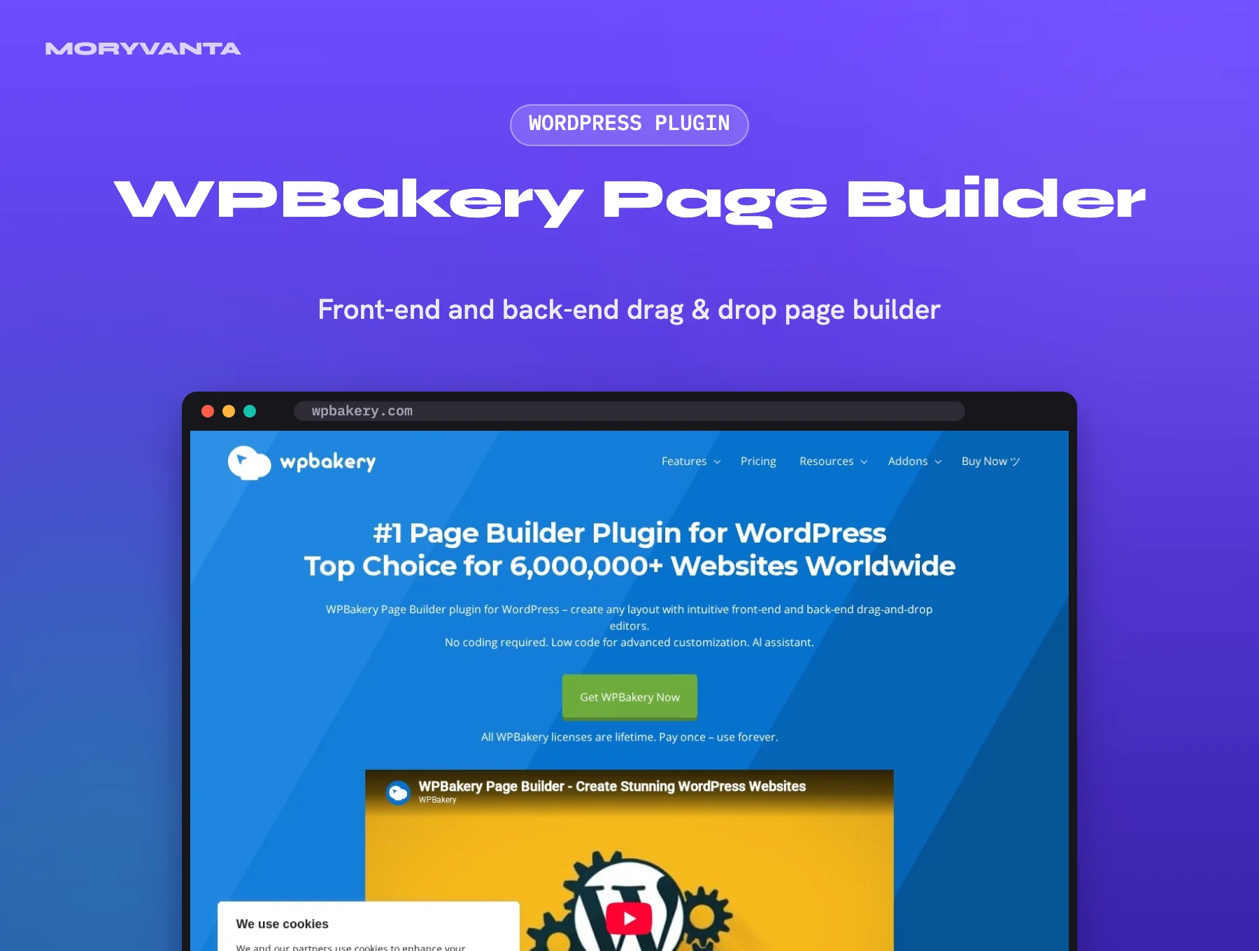 WPBakery Page Builder WordPress plugin – Moryvanta product image
