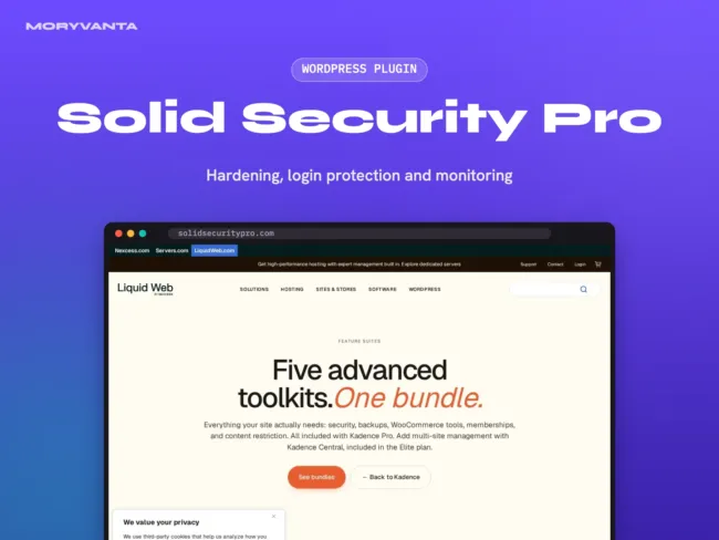 Solid Security Pro WordPress plugin – Moryvanta product image